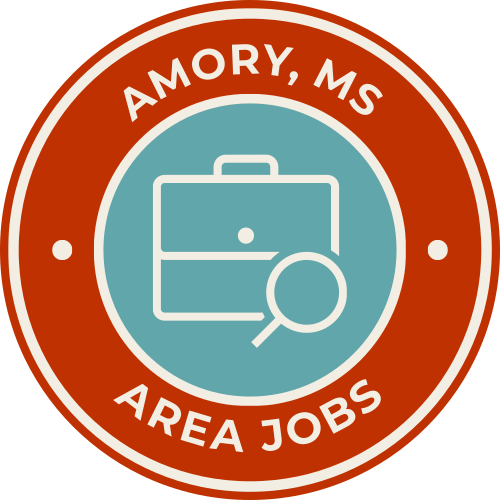 Amory, MS AREA JOBS logo